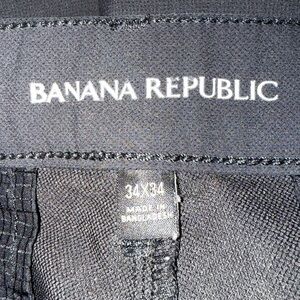 Banana Republic Black and Navy Blue Trousers